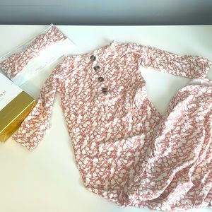 Lou Lou and Company knotted gown and matching headband